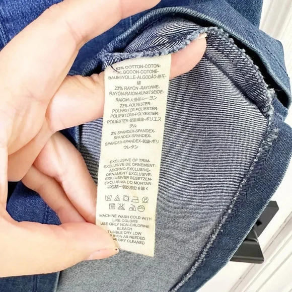 FREE PEOPLE Size M Denim Bodycon‎ Mini Dress Sweetheart Festival Coastal Cowgirl - Picture 5 of 6